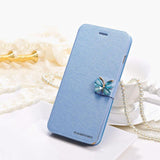 Butterfly Flip Leather iPhone Case