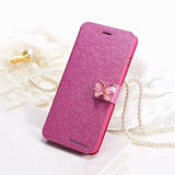 Butterfly Flip Leather iPhone Case