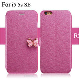 Butterfly Flip Leather iPhone Case