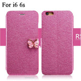 Butterfly Flip Leather iPhone Case